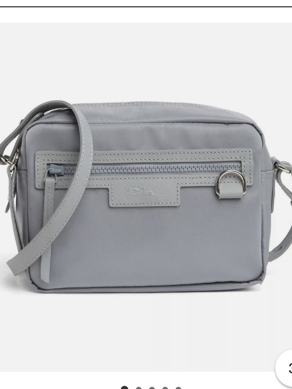 Longchamp Le pliage Neo small gray Nylon crossbody camera bag